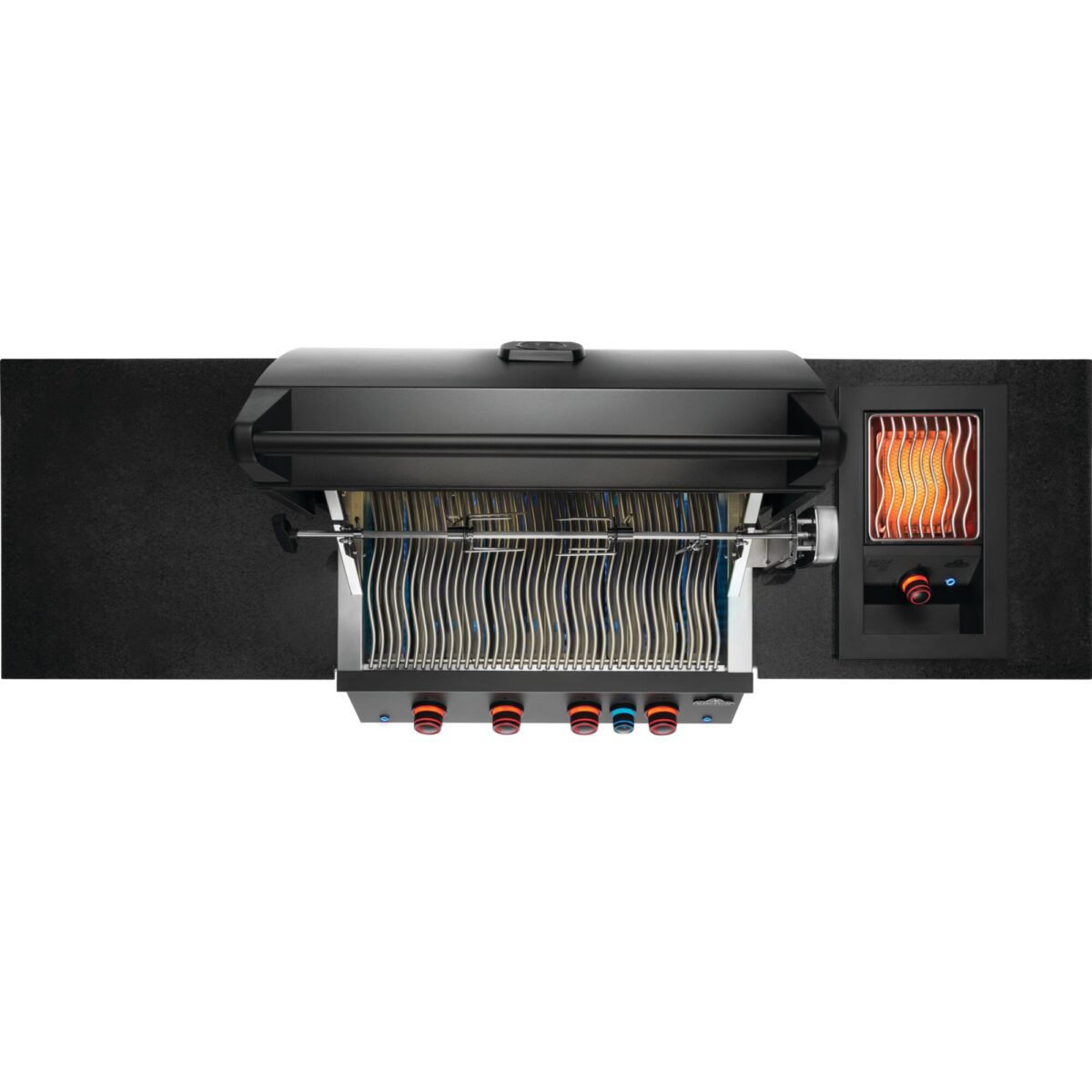 Napoleon Oasis Compact 105, mit BIG32-1 und Einbau SIZZLE ZONE