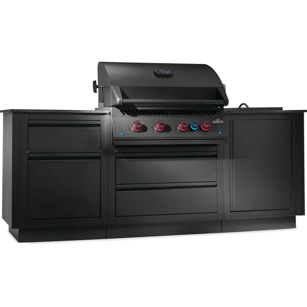Napoleon Oasis Compact 105, mit BIG32-1 und Einbau SIZZLE ZONE