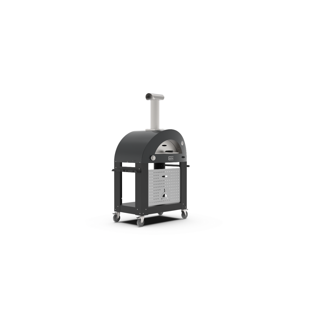 Alternative view of Unterbau 2 Pizze Classico + Moderno Schwarz