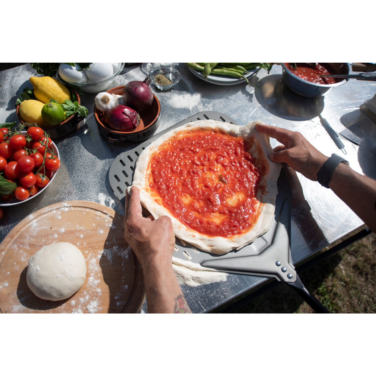 Alternative view of Pizza-Schaufel Groß Ø 35 cm
