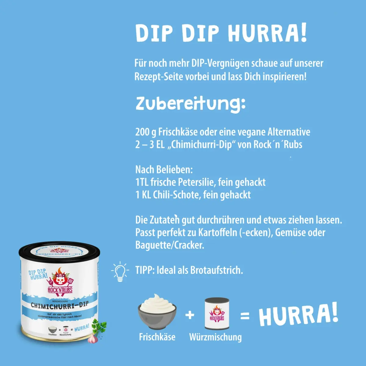 Dip Dip Hurra - Chimichurri Dip