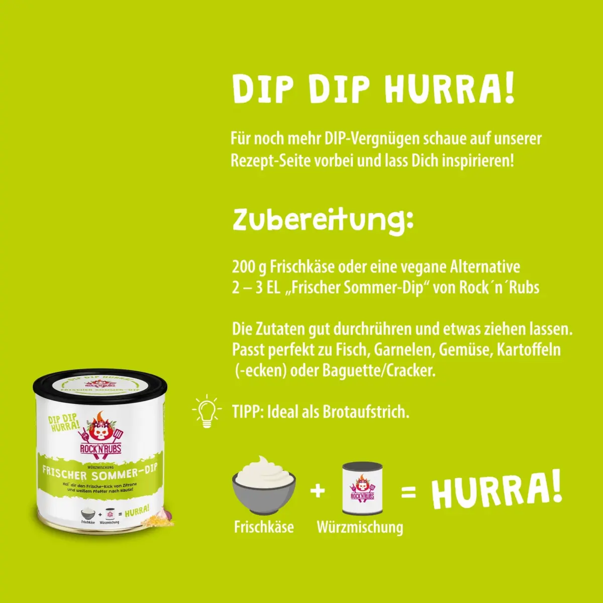 Dip Dip Hurra - Frischer Sommer Dip