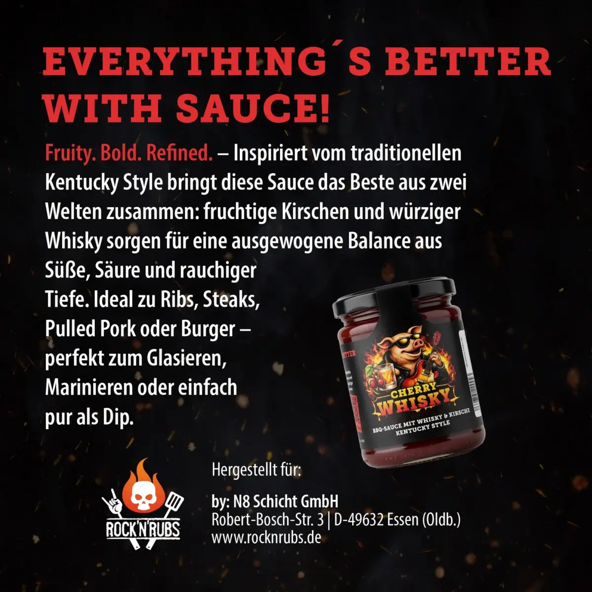 Cherry Whisky BBQ Sauce