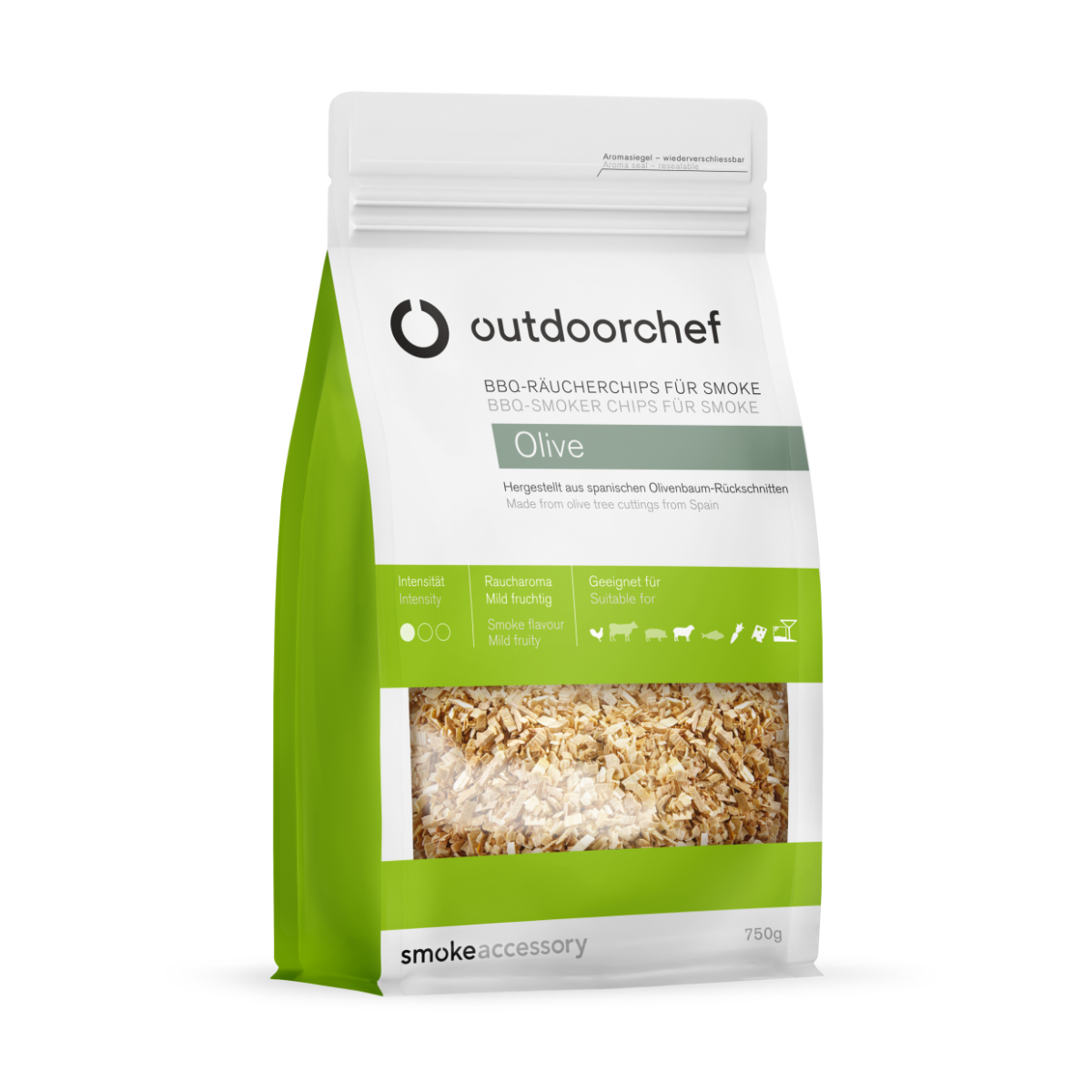 Räucherchips Olive für Smoke