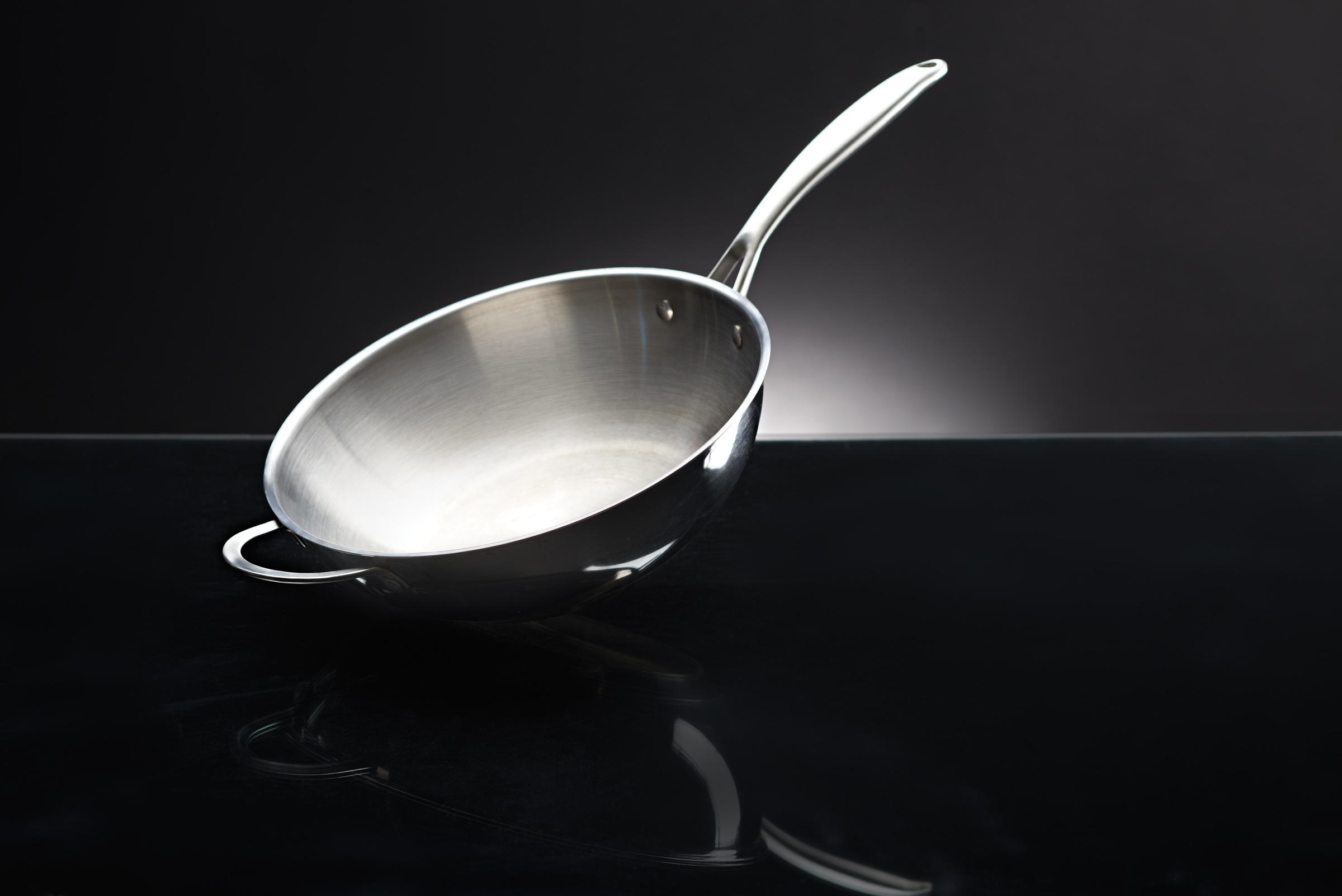 Edelstahl-Wok – Bild 2