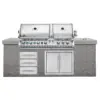 Napoleon Prestige PRO 825, Edelstahl, Einbaugrill, inkl. Drehspieß