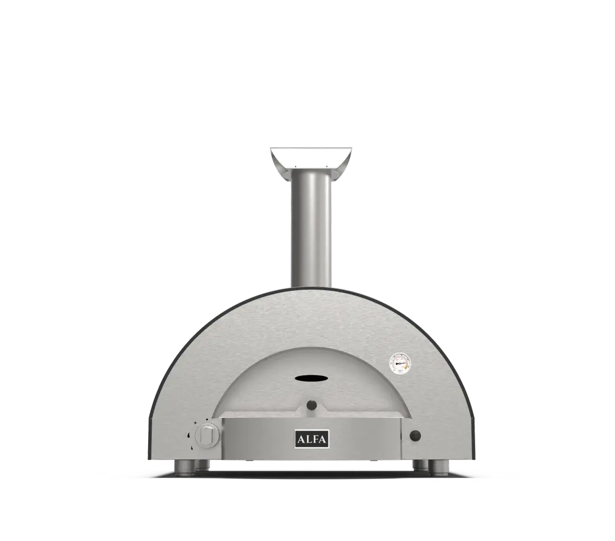Alfa Forni Classico 2 Pizze Schiefer Grau