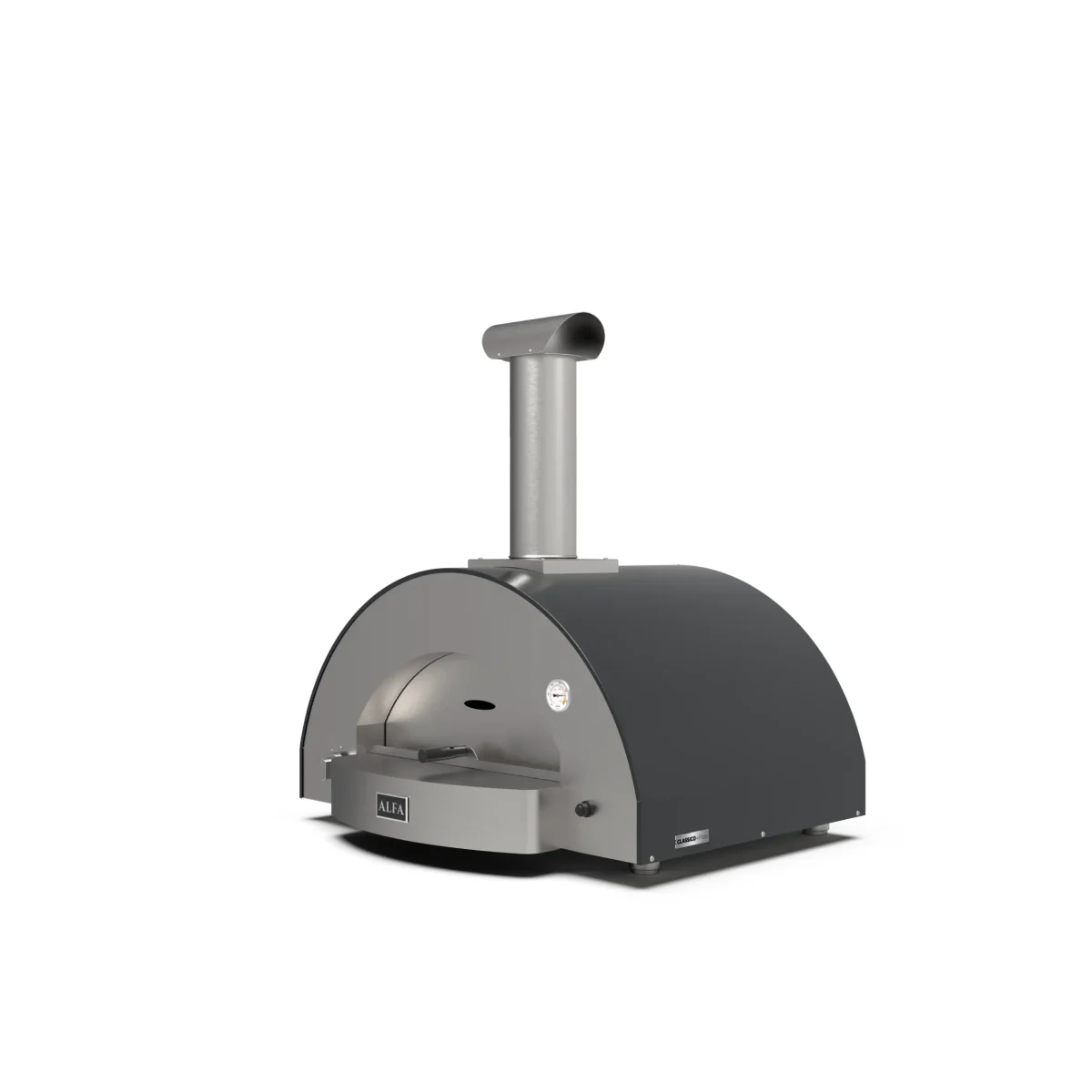 Alfa Forni Classico 4 Pizze Schiefer Grau