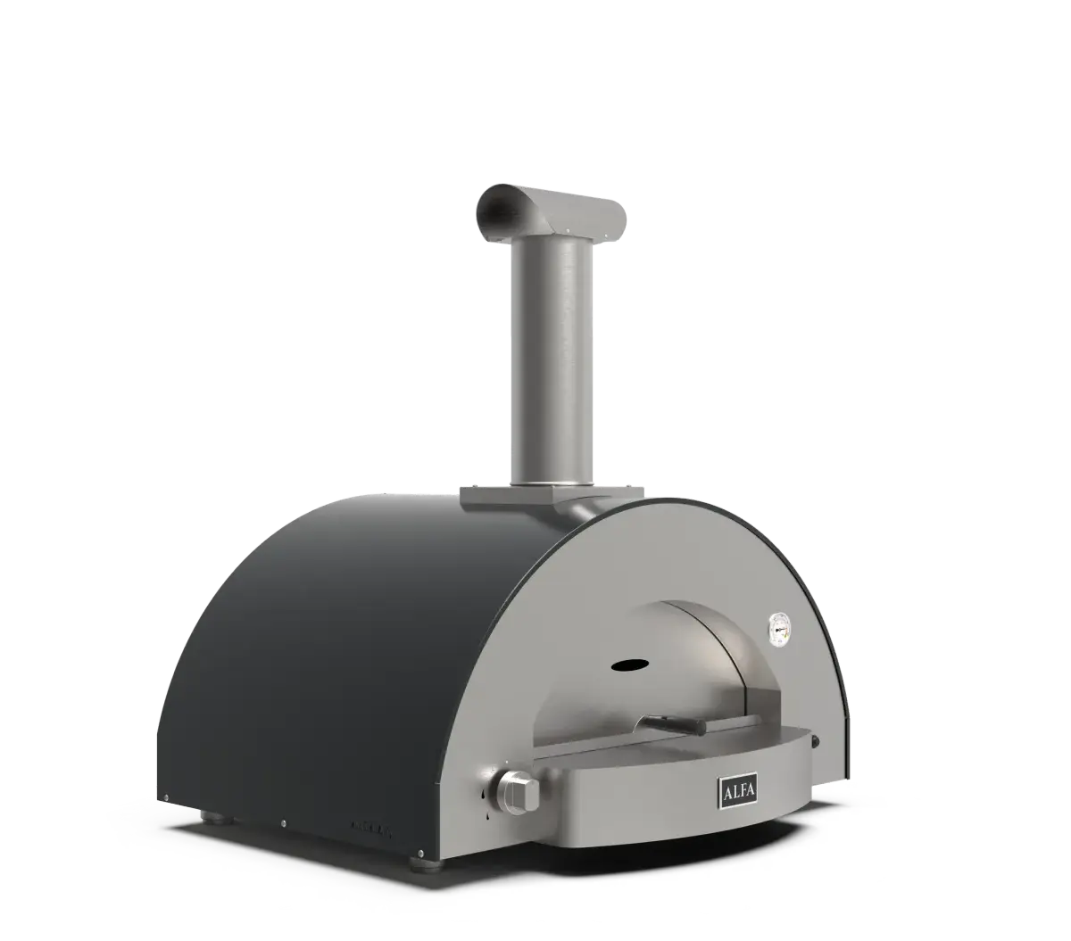 Alfa Forni Classico 4 Pizze Schiefer Grau