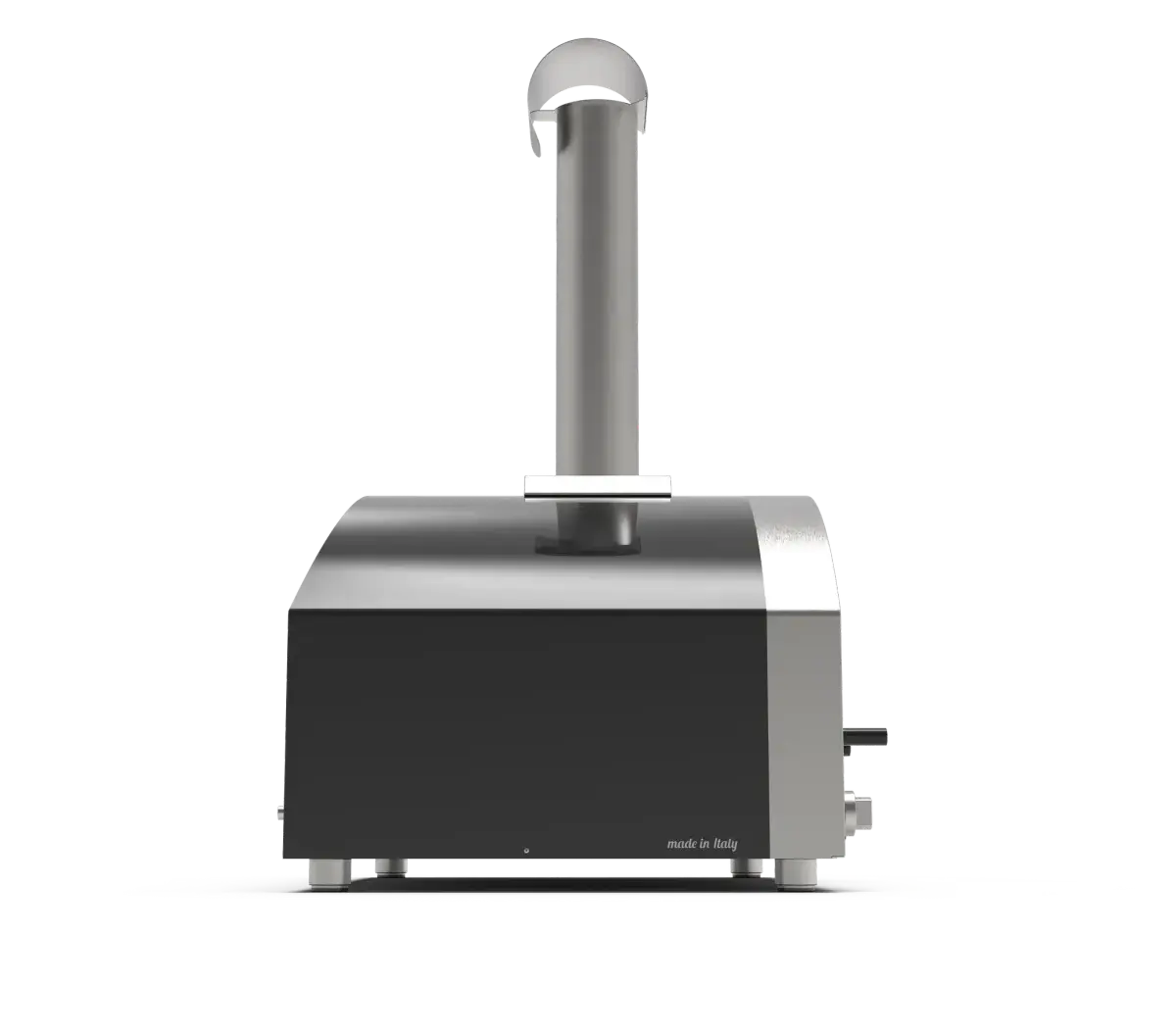 Alfa Forni Futuro 4 Pizze Silber Schwarz