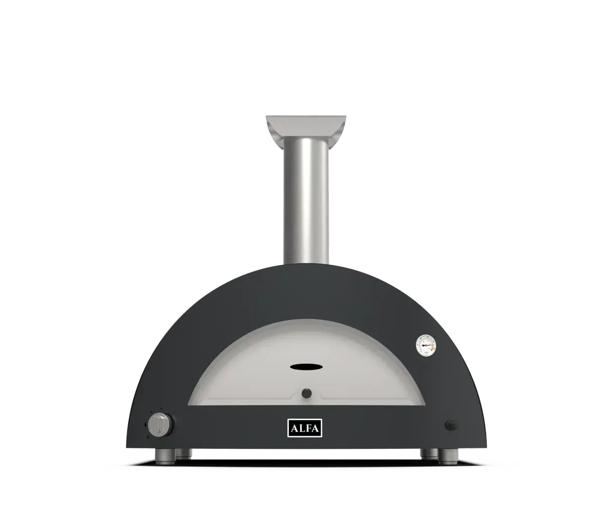 Alfa Forni Moderno 3 Pizze Schiefer Grau