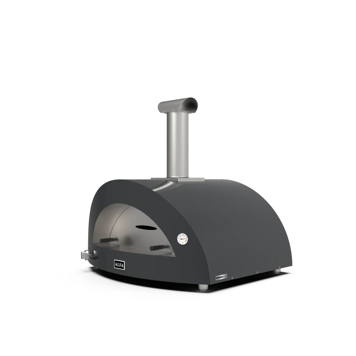 Alfa Forni Moderno 5 Pizze Schiefer Grau