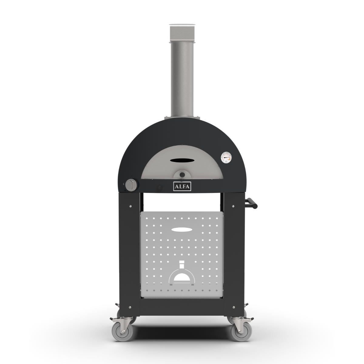 Unterbau 1 Pizza Moderno Schwarz