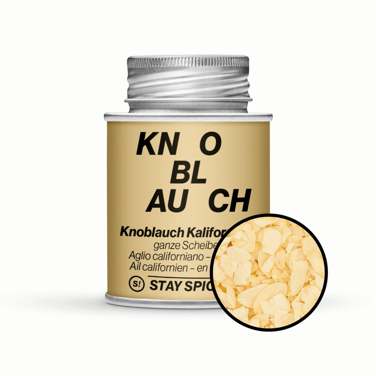 Stay Spiced! - Knoblauchflocken Kalifornisch - ganze Scheiben