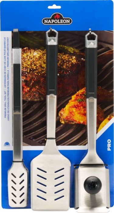 3-teiliges Premium-Grillbesteck-Set – Bild 2